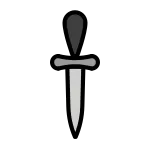 Dagger SVG Icon